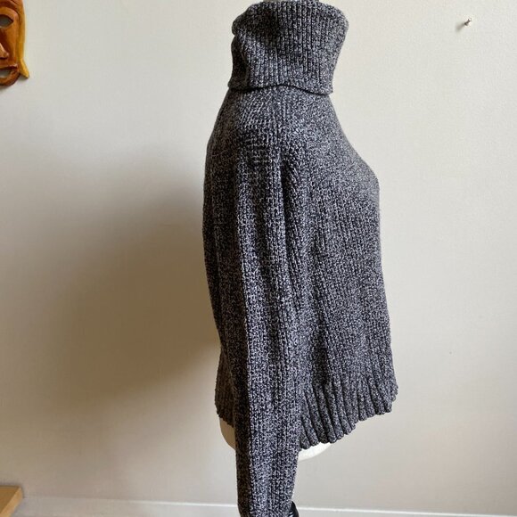 Madewell BNWOT womens "Eastbrook" marbled turtleneck sweater Small cross back - Picture 3 of 8